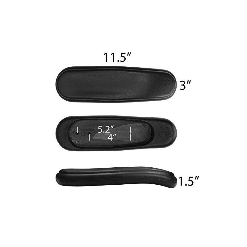 Replacement Office Task Chair Armrest Arm Pads - Pair -