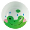 サンアート かわいい食器 「 どうぶつシリーズ 」 カエル 茶碗 直径12cm 白 SAN2659-1