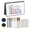 Small Whiteboards A5 Whiteboard Notebook, Mini Dry Erase Whiteboard Notepad,