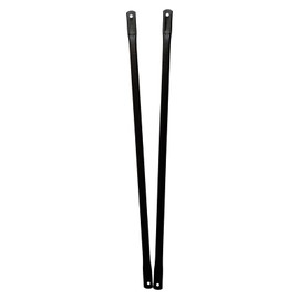 Timyrimy 100cm/39.4inch Garden Swing Replacement Bars, Bronze Metal Elliptical/Rectangular Rods for Hanging Swing Seat to Frame(2PCS/CTN)
