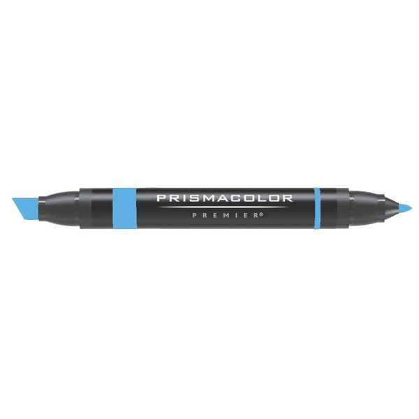 Prismacolor Double-Ended Marker, Broad and Fine Tip, PM39 True Blue (3478)