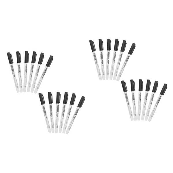 Operitacx 24pcs Fine Tip Whiteboard Markers for Smooth Erasable Mark
