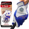 Copper Tech Plus Royal Blue Golf Gloves Men Right Handed
