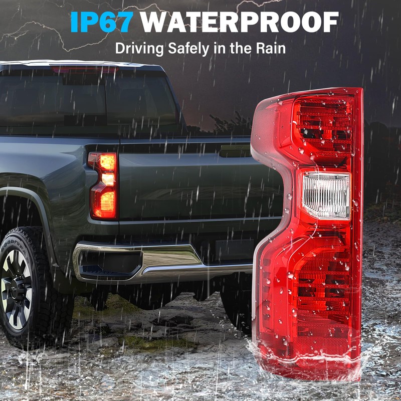 BeamTrack Rear Tail Lights Assembly Compatible with 2019 2020 2021