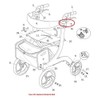 Backrest Locking Knob with Bolt for Drive RTL10266 Rollator Walker