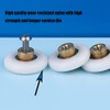 6 pcs Shower Door Rollers Wheels, Bathroom Glass Door Replacement