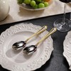 KEAWELL Pearl Edge 4-Piece Premium Spoon Set, 18/10 Stainless Steel,