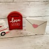 Unbranded HL Valentines Decor - Postal Truck Letter Mailbox Chunky