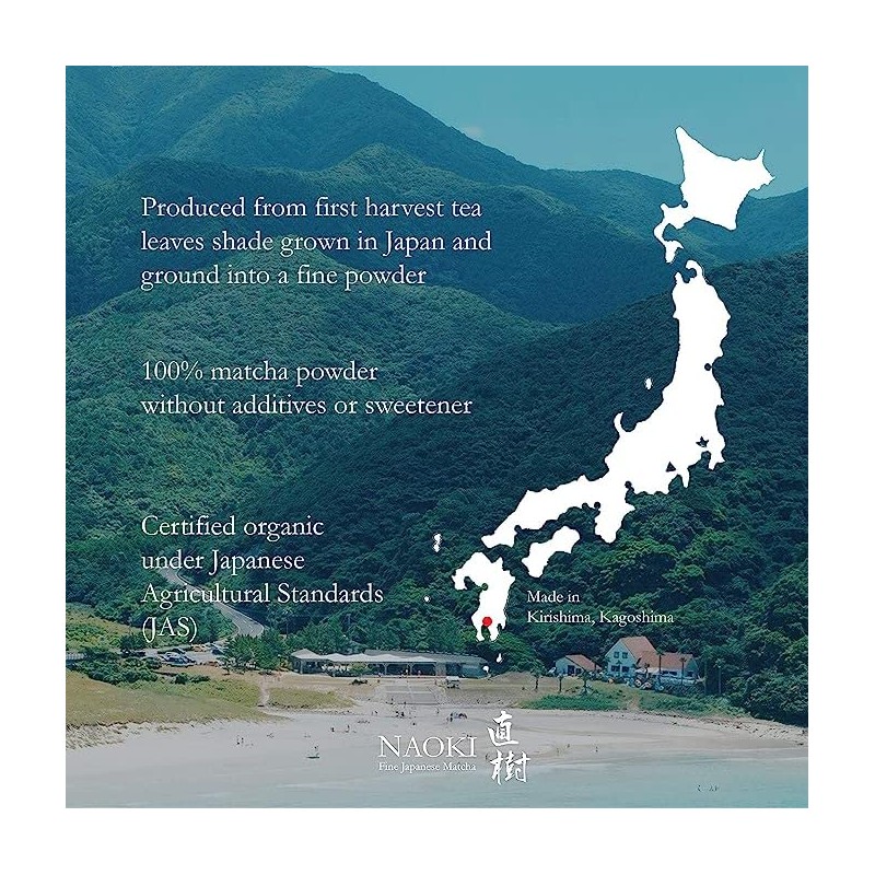 Naoki Matcha Mezcla Ceremonial Orgánica De Primera Primavera Auténtico Té