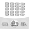 Minkissy 30pcs Aluminum Jars Empty Makeup Cream Containers Leakproof Storage