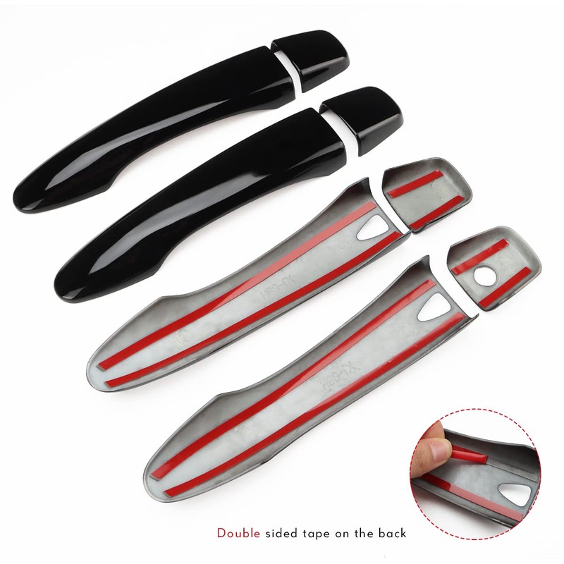 DLOVEG Car Door Handle Cover Compatible for 2015-2022 2023 2024