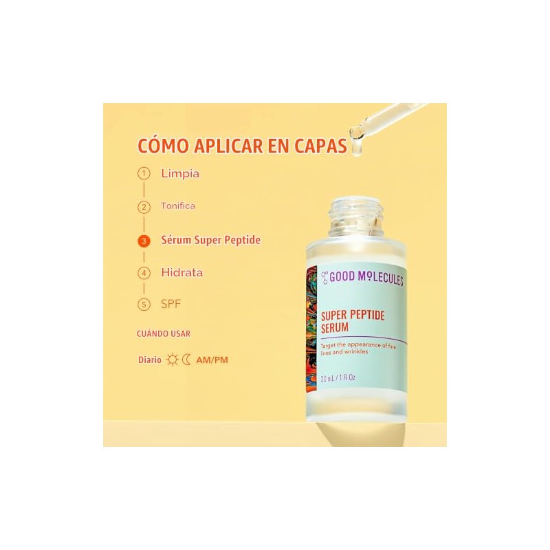 Good Molecules Super Peptide Serum 30ml/1oz - Anti-aging Facial Serum