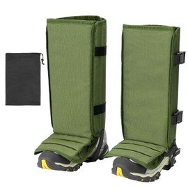 ENPOINT Snake Gaiters - Green Gaitors for Hiking Boots, Shoe Gaiters Snake Boots for Women & Men Hiking, Fishing, Farm Working, Hunting Gear for Men & Women