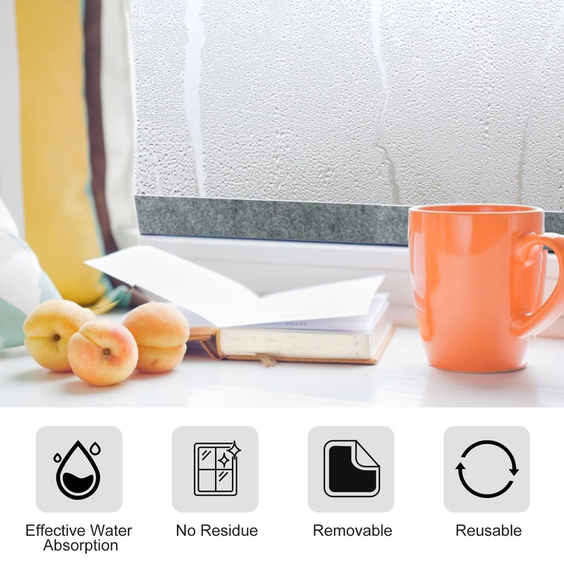 26Feet Window Condensation Prevention, Moisture Absorber, Anti Condensation Humidity Control