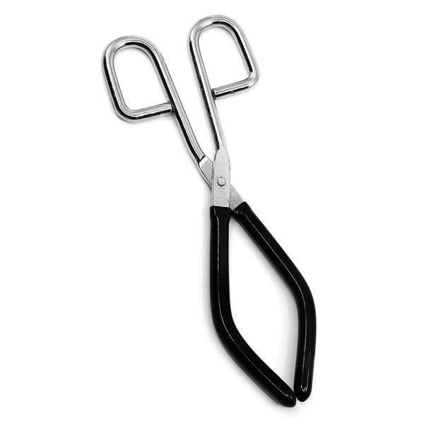 Small Beaker Tongs, 7.25" - with Rubber Tips - Metal