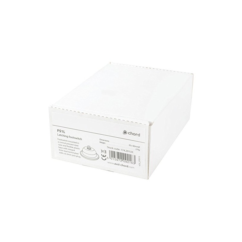 chord FS1L Single Footswitch