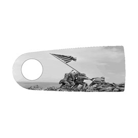 Raising the Flag Air Cleaner Cover Insert by Kustom Cycle Parts. Replaces Stock Harley Davidson Twin Cam / 103 Insert. Proudly Made in the USA