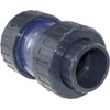 Generisch Plimat PVC Check Valve Transparent 50 mm