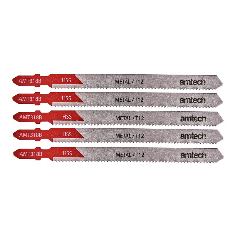 Amtech M1614 5 Piece metal jigsaw blade set (AMT318B)