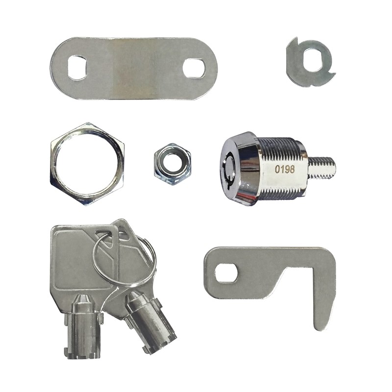 2 Pack Toolbox Lock 5/8" Tubular Cam Replacement Lock Hook