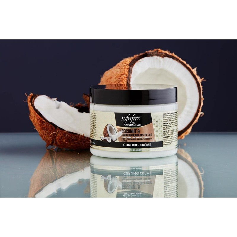 Sofnfree Coconut & Jamaican Black Castor Oils Curling creme
