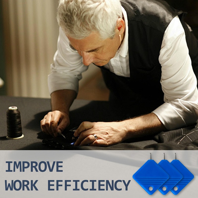 LB 2025 Sewing Machine Needle Threader 5Pc Blue Universal Square