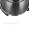 1.2L Stainless Steel Camping Kettle Portable Teapot Coffee Pot Outdoor