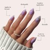 Glamnetic Press On Nails - Lilac Reef | Short Almond