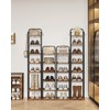 Hzuaneri 8 Tiers Vertical Shoe Rack, Narrow Shoe Tower, Tall