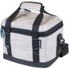 18 Can Cooler Bag with Shoulder Strap, White and Black