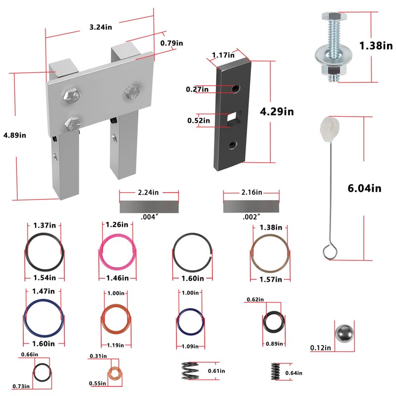 VSEK 7.3L Injector Rebuild Kit Shim Kit Compatible with 1994-2003
