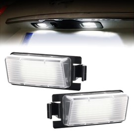 AUTOXBERT 2PCS LED License Plate Lights For Nissan 350Z 370Z Cube Leaf Sentra GT-R Versa & Infiniti G25 G35 G37 Q60 LED License Plate Tag Lights 6000K