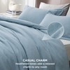 Bedsure King Size Comforter Set - Storm Blue Soft Bedding