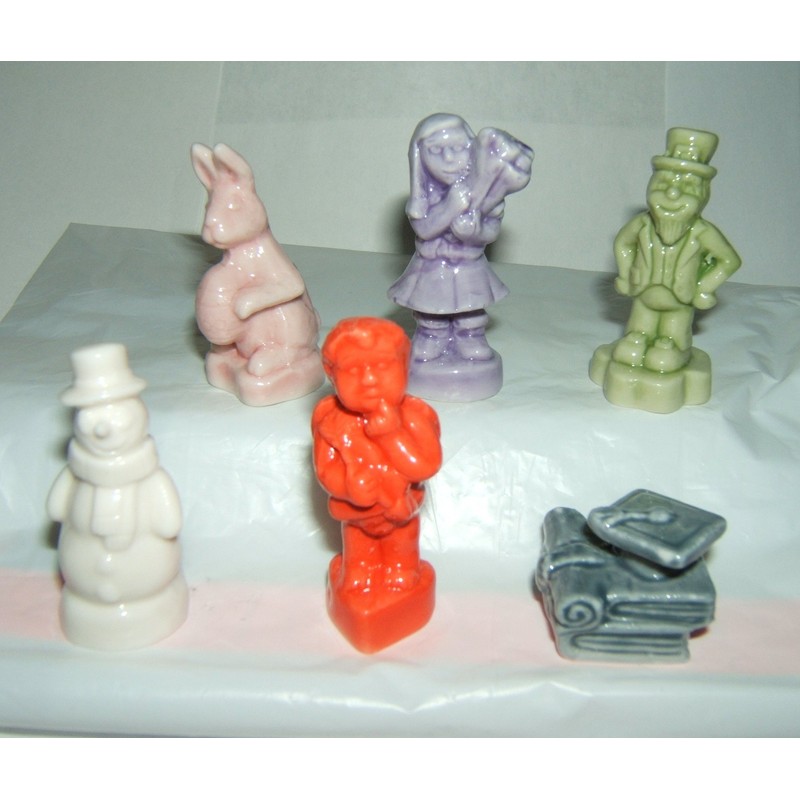 Wade/Red Rose Tea Calendar Series Complete Set - 12 Figurines