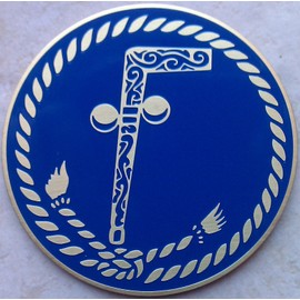 FREEMASON TUBALCANE CAR EMBLEM