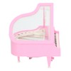 Pink Piano Music Box Small Ballerina Girl Dancing Emulational Pianoforte