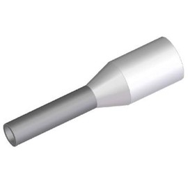 Toyo Giken TA0.5-10WH-100P Ferrule with Insulated Sleeve Crimp Terminal 0.5 mm2 Conductive Part 0.4 inch (10 mm) White 100 Pieces per Bag
