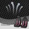 4PCS Universal Car Seat Cover with Breathable Mesh Backrest,Comfortable Car