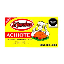 El Yucateco Achiote Lg  Annatto Condiment Paste 425g / 14.99oz