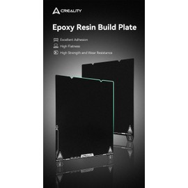Creality Upgraded Epoxy Resin Printing Platform 235 * 235mm, Magnetic Flexible Steel Plate, 3D Printer Platform for Ender-3 SE/3 KE/K1/Ender-3 S1/5 S1/3 S1Pro/3/3 Pro/3S/3V2/Ender-5/5S/5Pro