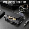 Credit Card Holder Wallet - Genuine Leather Pop Up Card