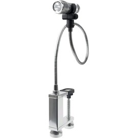 SCHWAIGER 658170 BBQ Grill Light Torch Grill Accessories Grill Light Work Lamp Grill Lighting Flexible Gooseneck LED Magnetic Rotatable