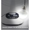 Solar New Rechargeable Fan With solar panel, USB port,LED light