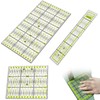 3 Piece Patchwork Ruler, Tailor Ruler with Scale Sewing Ruler