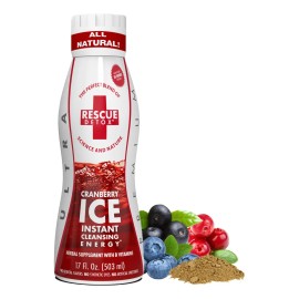 Rescue Detox Ice Sabor Arándano 17oz Limpieza Rápida