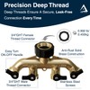DBR Tech® Garden Hose Splitter 4 Way | Heavy Duty