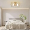 KCO Lighting Gold Semi Flush Mount Ceiling Light 4-Light Metal
