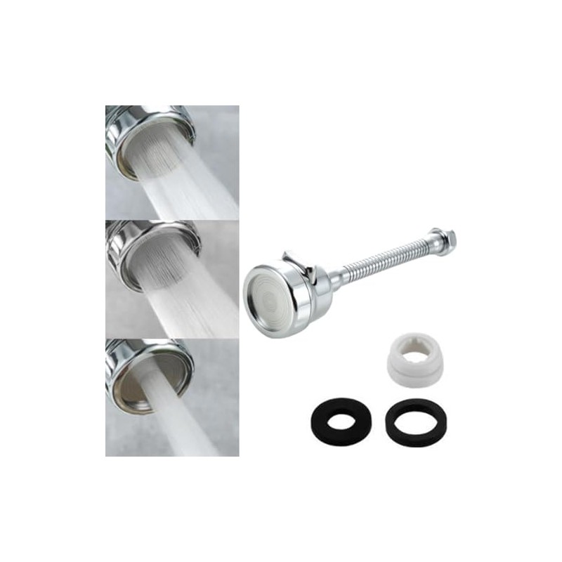 Extensor de Grifo Antisalpicaduras Giratorio 360? Fregadero 3 Modos