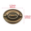 HJGarden 2PCS Antique Cabinet Handle, Retro Distressed Drawer Pull, Drop