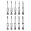 HARFINGTON 10pcs S1 S2 Square Screwdriver Bit 1/4" Hex Shank